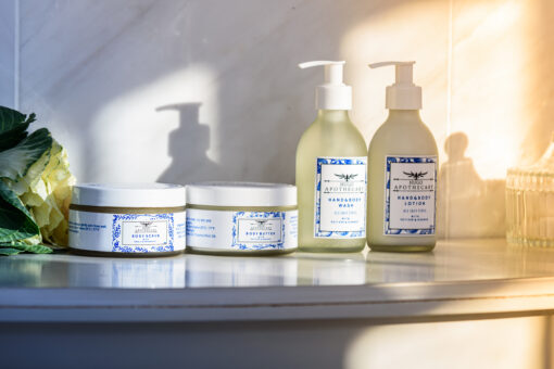 Commercial photography product photos for Hugo Apothecary