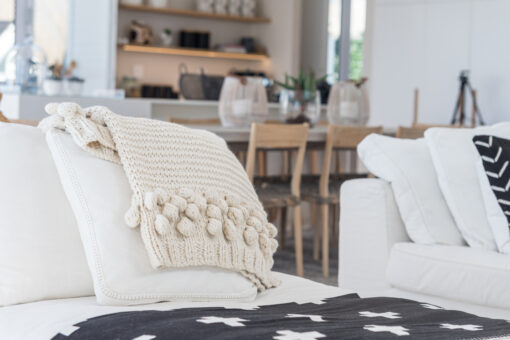 Commercial photography - interior detail at a Langebaan holiday home