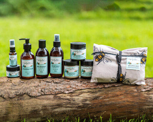 Commercial photography for Simply Bee skincare